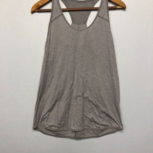 Lululemon Women Sleeveless Active Tank Top Size 6 Cross Back Racerback M123 -23 - Picture 6 of 10